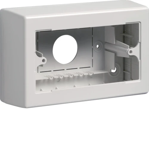 SCATOLA PORTA APPARECCHI 4-3 MODULI PER RÉDUIT CANALI TMC/TMU BIANCO HAGER BOCCHIOTTI B06808
