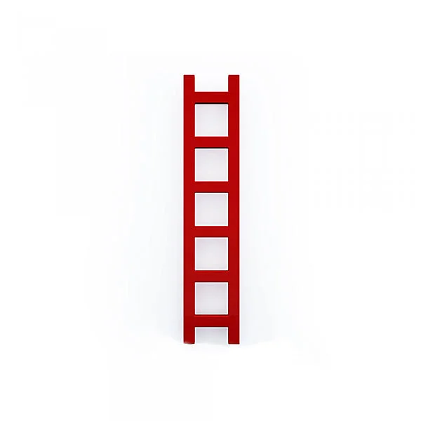 Sèche-serviette électrique rouge trafic de 640mm haut / 200mm vaste - 100 Watt - EAS640/200E83020