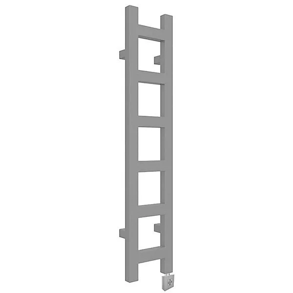 Sèche-serviette électrique taupe de 1280mm de haut et 200mm de grand - 300 Watt - EAS1280/200E8RGR