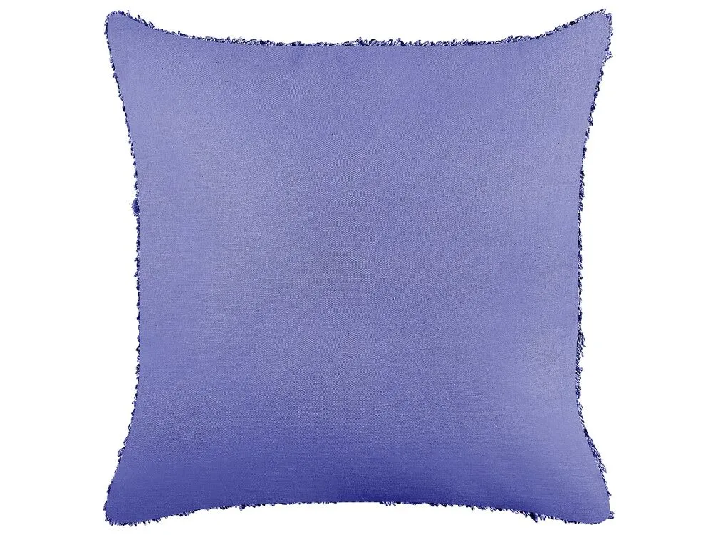 Sierkussen getuft katoen paars 45 x 45 cm RHOEO