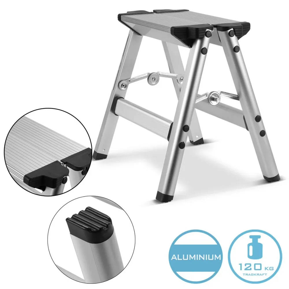 Steelworks pliage étape KT-1 St avec une capacité de charge de 120 kg Conductor d'aluminium | Conducteur pliant | Chef d'o...