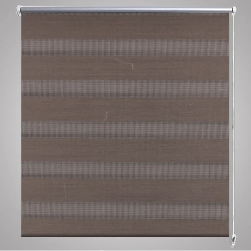 Store enrouleur marron tamisant 60 x 120 cm fenêtre rideau pare-vue volet roulant 4102087