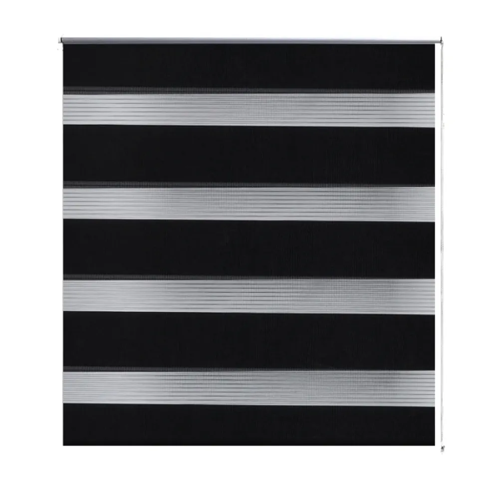 Store enrouleur noir tamisant 40 x 100 cm fenêtre rideau pare-vue volet roulant 4102078