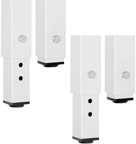 Établi RAU série 8000 - exemple 8462 L1250 x P900 x H840-1040 mm base réseau L1235 x P850 x H800-1000 mm 03-8462A2-129B4H....