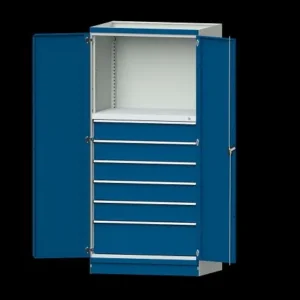 Établis ANKE armoire de base réseau d'armoire modulaire série 1060 V exemple 4003 1015 x 720 x 2200 mm RAL 7035/5...