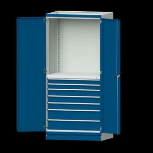 Établis ANKE armoire de base réseau d'armoire modulaire série 1060 V exemple 3005 1015 x 720 x 2200 mm RAL 7035/5...
