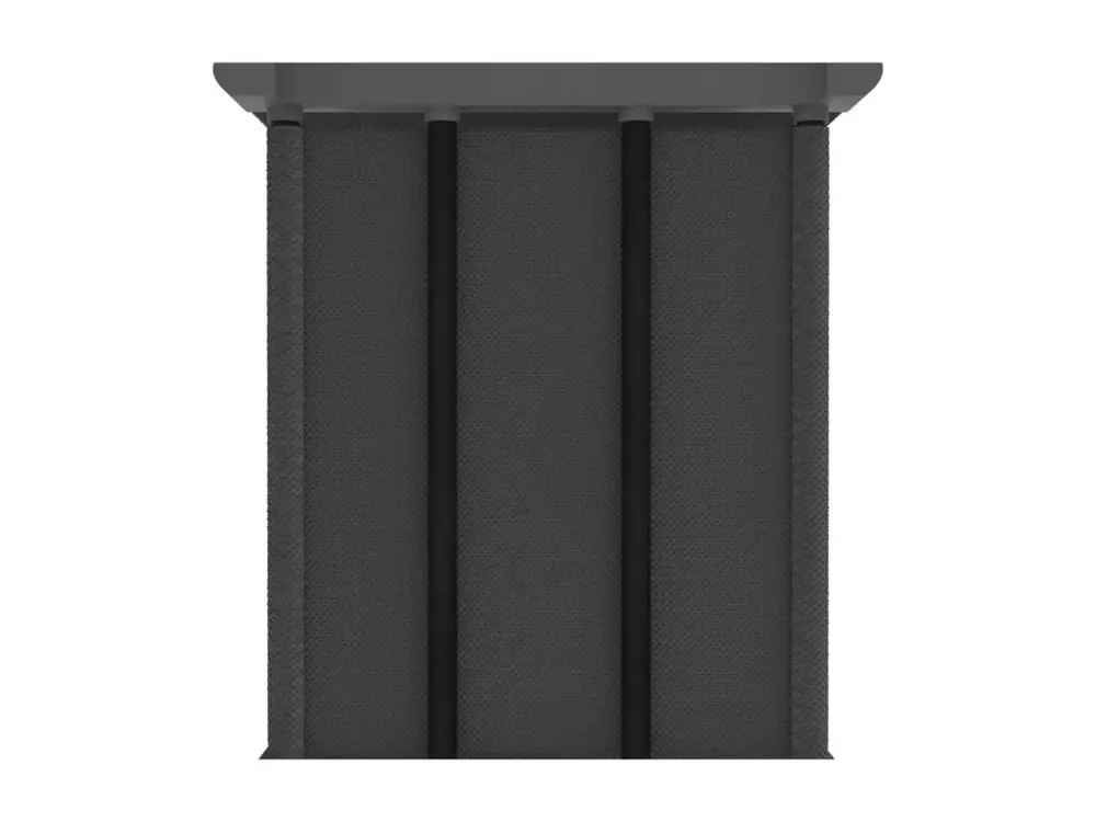 Étagère à 9 cubes avec boîtes Gris 103x30x107,5 cm Tissu