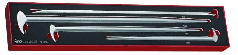 Teng Tools Crowbar Set rouleau/talon FOAMX4 4 pièces TEXPB4 se fournir à bas prix