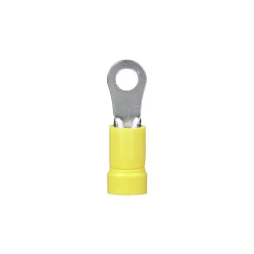 Tin Plated Copper Funnel Entry Ring Terminal Jaune vif PV10-8R-D (Pack 500)