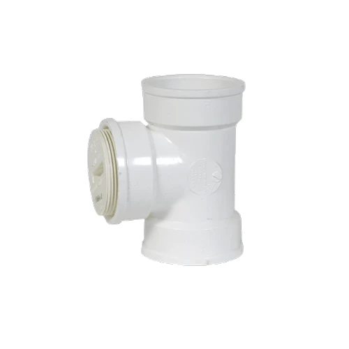 2" Vent Clean Out Plug Socket X FPT VINYLE Drain Waste Tee P444X-020 (Pack 10)