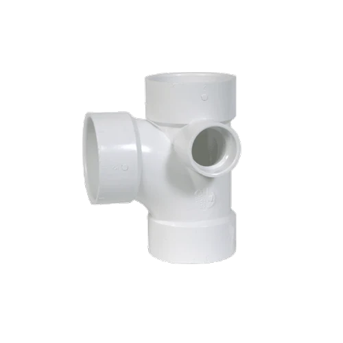 3" X 2" Vent Sanitary 90° Right Inlet VINYLE Drain Waste Tee P417-338 (Pack 5)