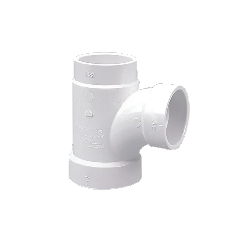 4" Vent Sanitary Socket VINYLE Drain Waste Tee P400-040 (Pack 5)