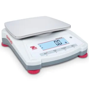 OHAUS Balance portable NV1201 EU capacité de pesée 1200 g lisibilité lors d'une pesée de 01 g 30456387 se procure...