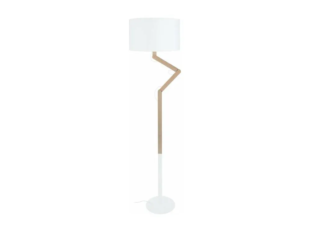 Imprimante Laser Monochrome GERI - Lampadaire articulé bois naturel et blanc