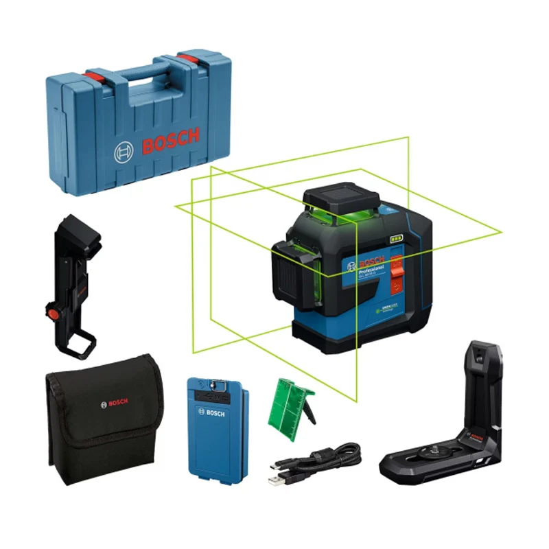 Laser lignes BOSCH GLL 80-33 G - 0 601 065 501 Expert - Livré avec coffret de transport et accessoires