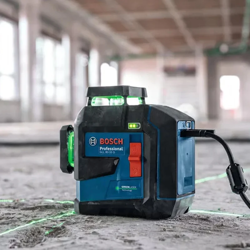 Laser lignes BOSCH GLL 80-33 G - 0 601 065 501 Expert - Livré avec coffret de transport et accessoires