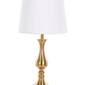 Lampe à poser dorée et blanche 63 cm HODMO avec tablette inclinable