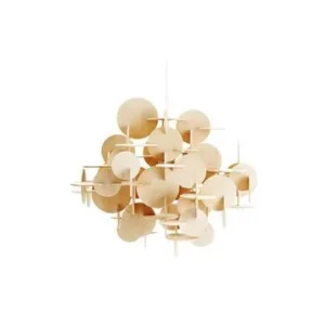 Lustre en bois manifeste Bau Normann Copenhagen - 58cm