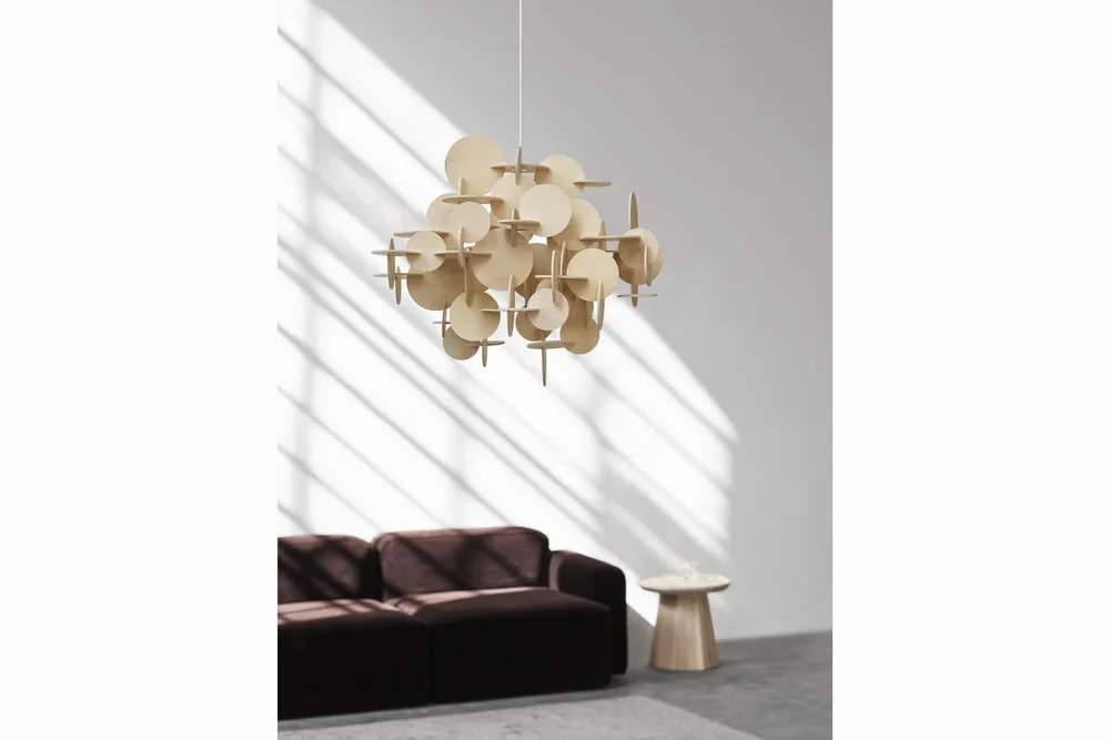 Lustre en bois manifeste Bau Normann Copenhagen - 58cm