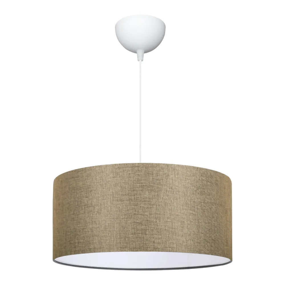 Lustre lampe lumière suspendu suspension E27 70 x 38 cm chamois 03_0007596