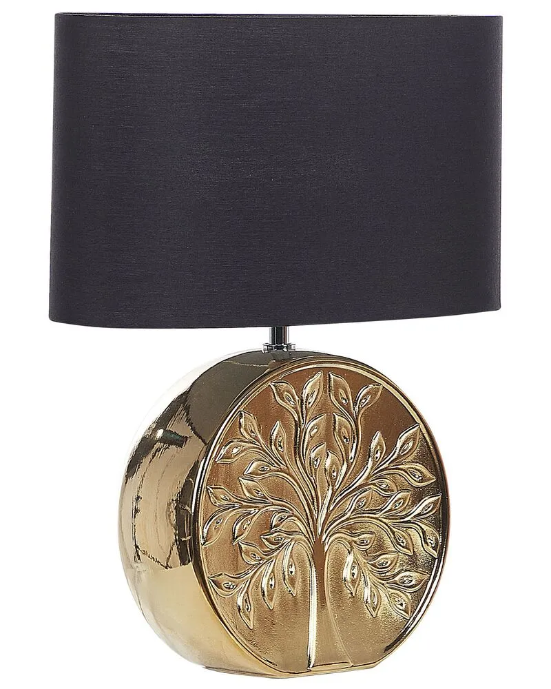 Support pour ordinateur portable Tafellamp keramiek goud KHERLEN