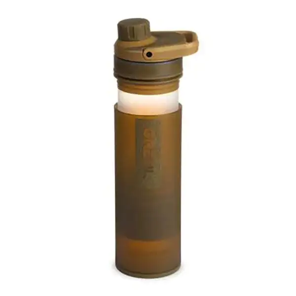Filtre à eau ULTRAPRESS PURIFIER BOTTLE, brun coyote