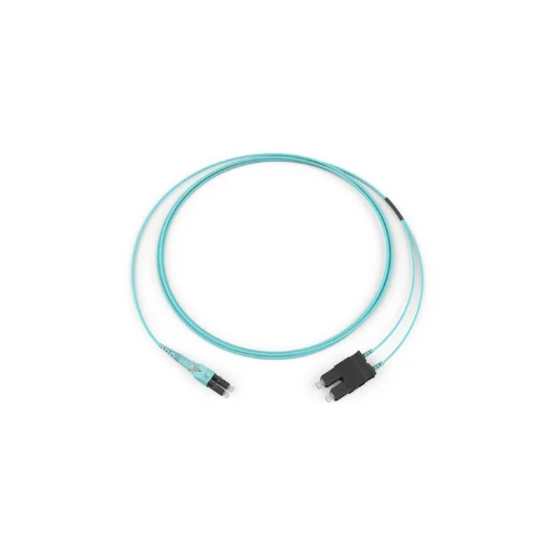 5 Meters Standard SC Duplex MM 2F DFX 250 Riser Courant Aqua Jacket 577902QD120005M