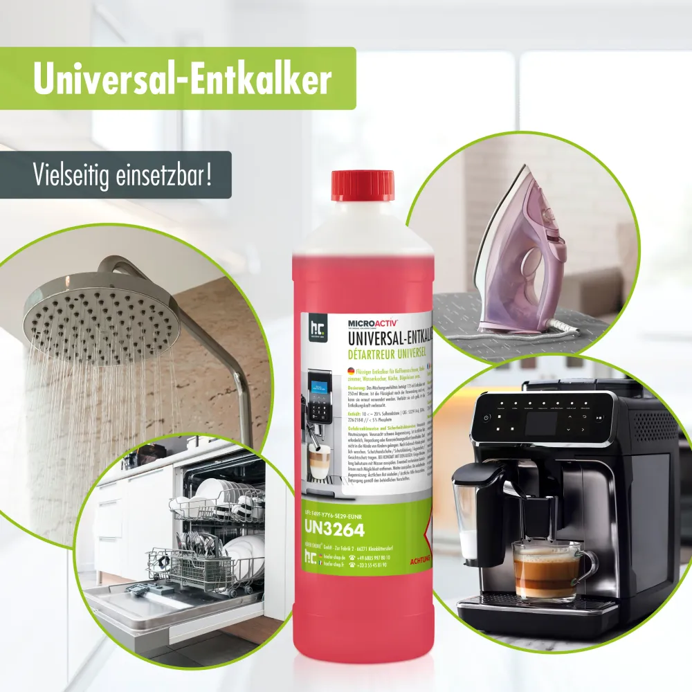 1 L Microactiv® Polyvalent Entkalker mit Farbindikator