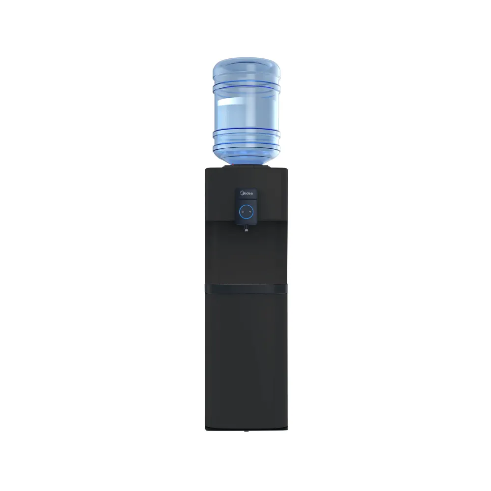 Midea Top Loading Water Dispenser Integrated Bottom Refrigerator Cabinet Noir jais