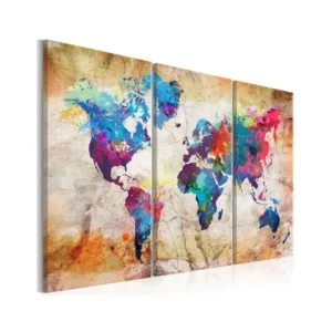 Tableau Cartes du monde Maps: Urban Style : Taille - 90 x 60 cm
