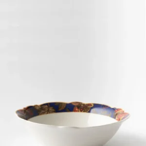 Jenna Clifford Blue Fern 17.8cm Cereal Bowl - Blanc pur & Blue