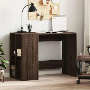 Pâte à modeler non toxique Bureau chêne marron 102x50x75 cm bois d'ingénierie