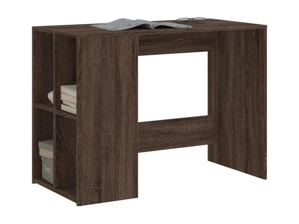 Pâte à modeler non toxique Bureau chêne marron 102x50x75 cm bois d'ingénierie