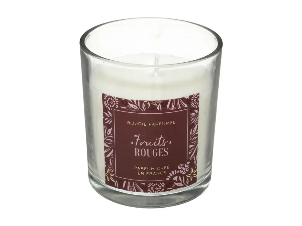 Bougie Parfumée Cloche "Loli" 130g Fruits Rouges