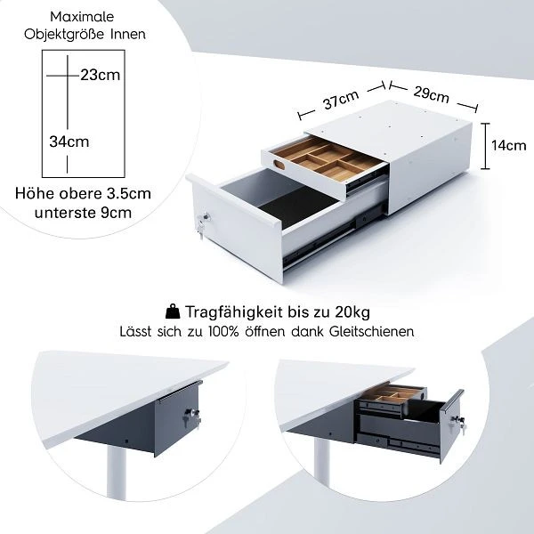 Caisson tiroir Actiforce DUO GRIP 287 cm argent FA-SLS-FG0136-J2 magasiner à bas prix
