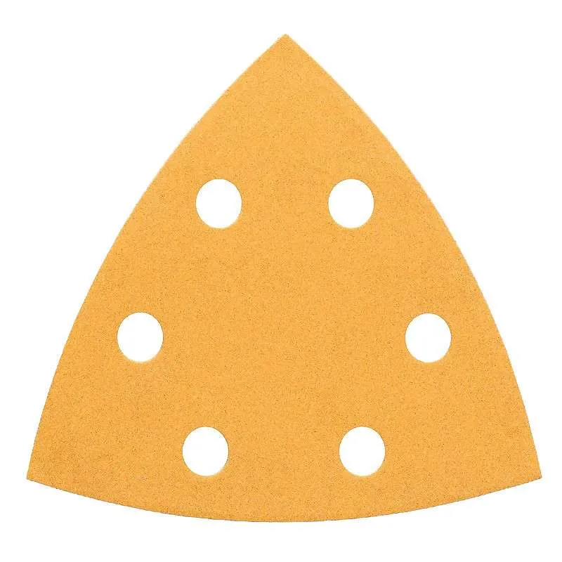 5 Feuilles abrasives C470 BOSCH pour ponceuses Delta 93 mm Best Wood and Paint 6 trous