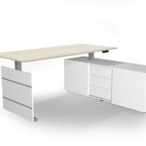 Kerkmann poste de travail complet Move 3 réglable en hauteur électriquement blanc/graphite 10236250 magasiner à bas prix