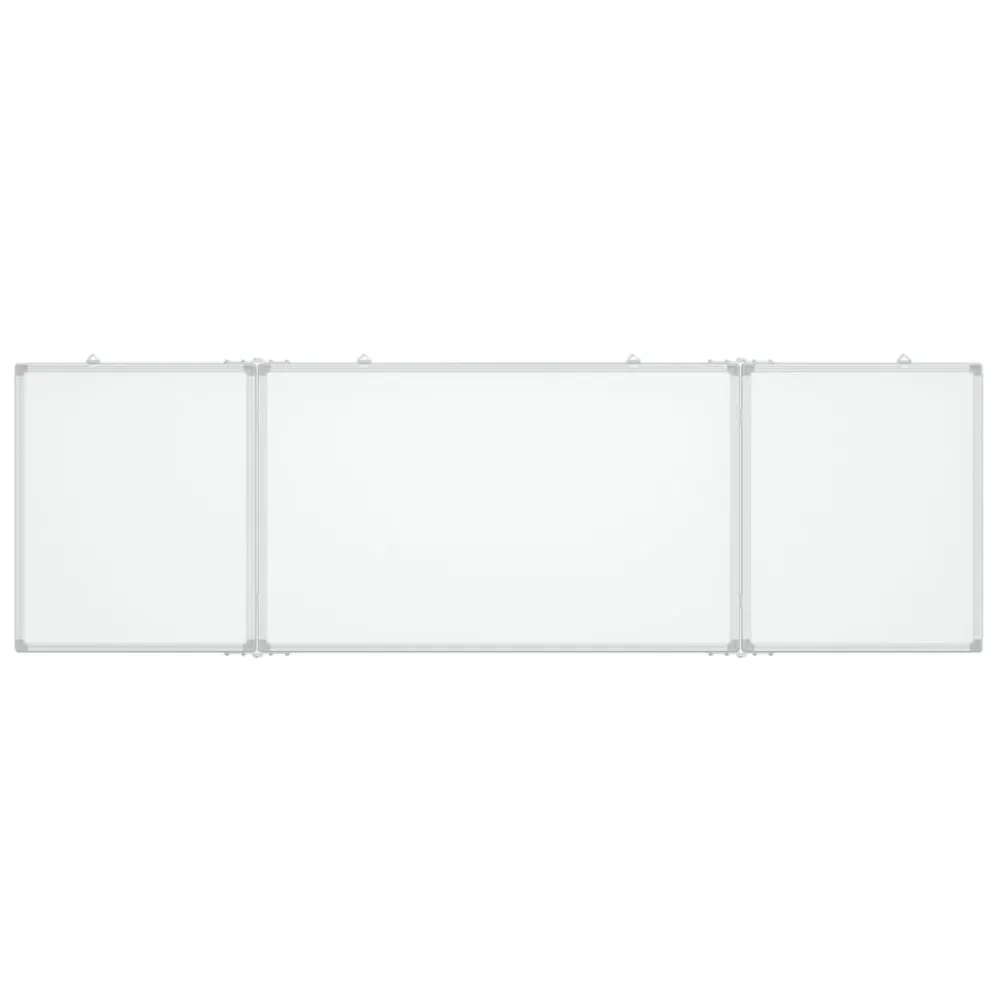Tableau magnétique panneau écriture école maison bureau pliable 160 x 50 x 1,7 cm aluminium 02_0045524