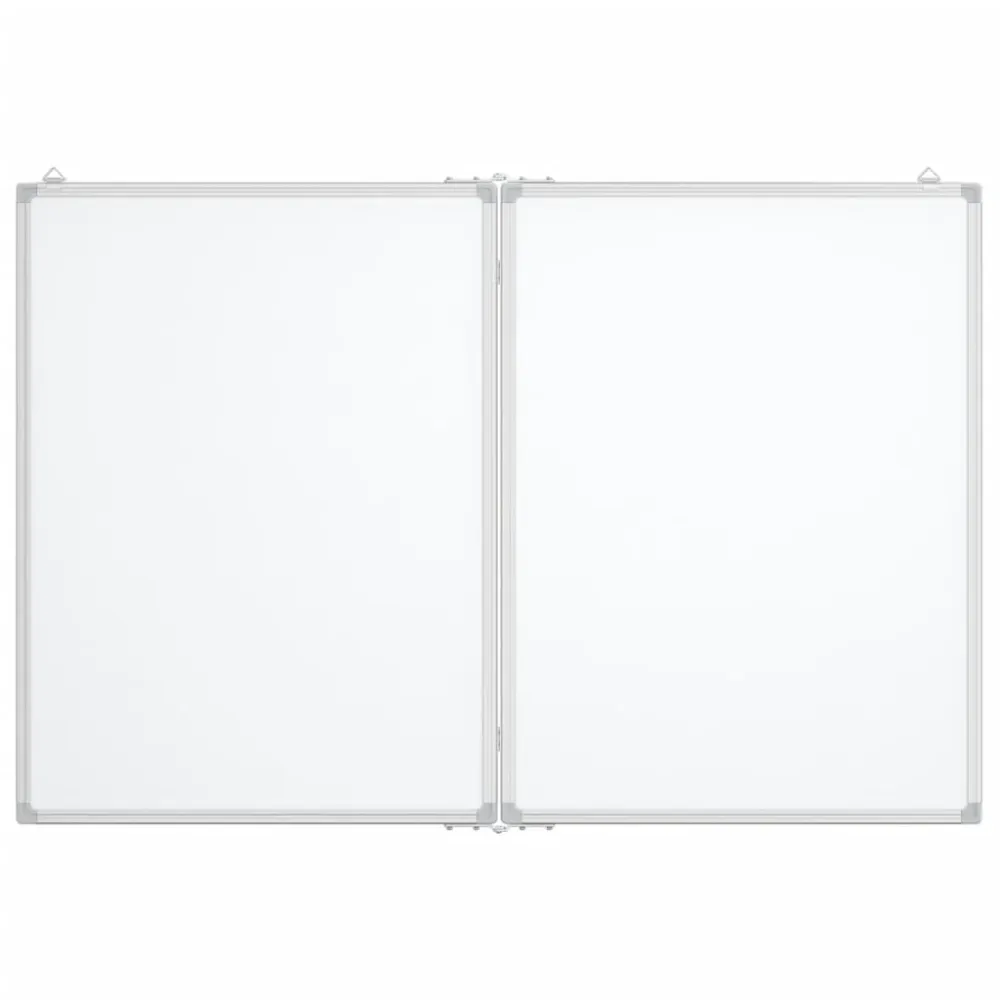 Tableau magnétique panneau écriture école maison bureau pliable 100 x 80 x 1,7 cm aluminium 02_0045515