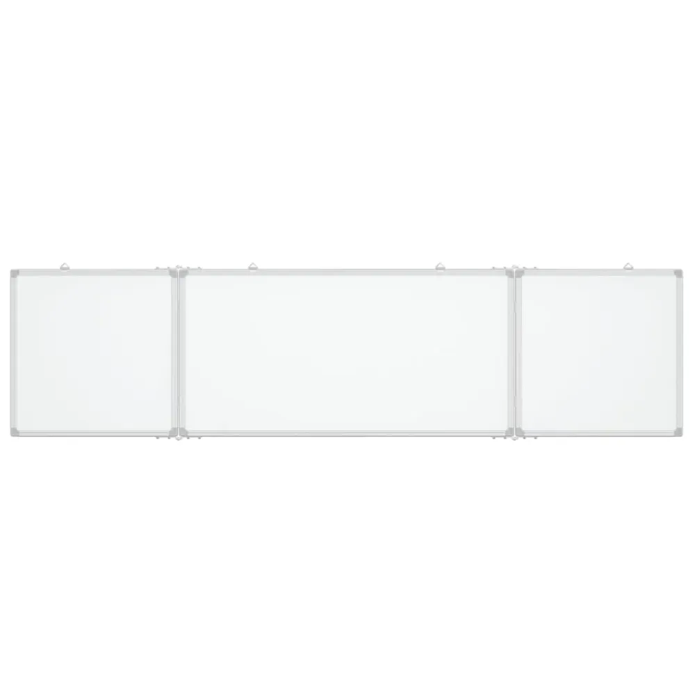 Tableau magnétique panneau écriture école maison bureau pliable 200 x 50 x 1,7 cm aluminium 02_0045529