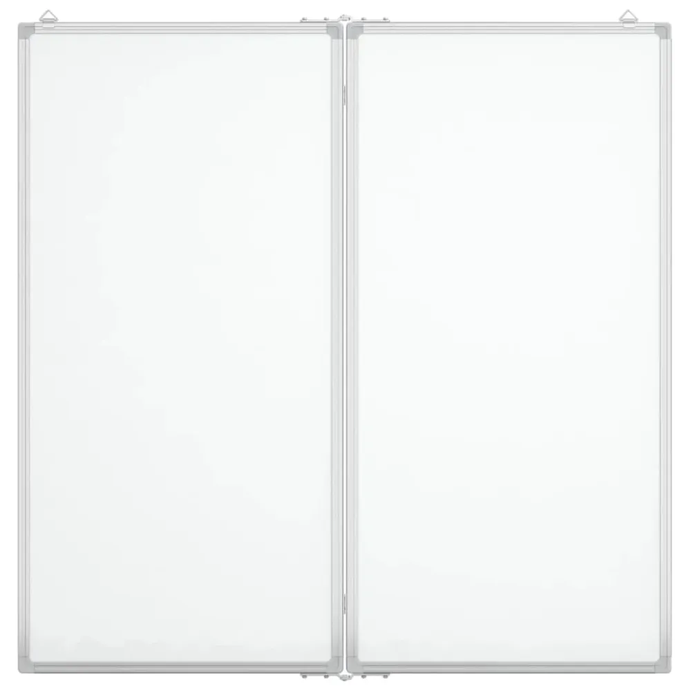 Tableau magnétique panneau écriture école maison bureau pliable 100 x 100 x 1,7 cm aluminium 02_0045514