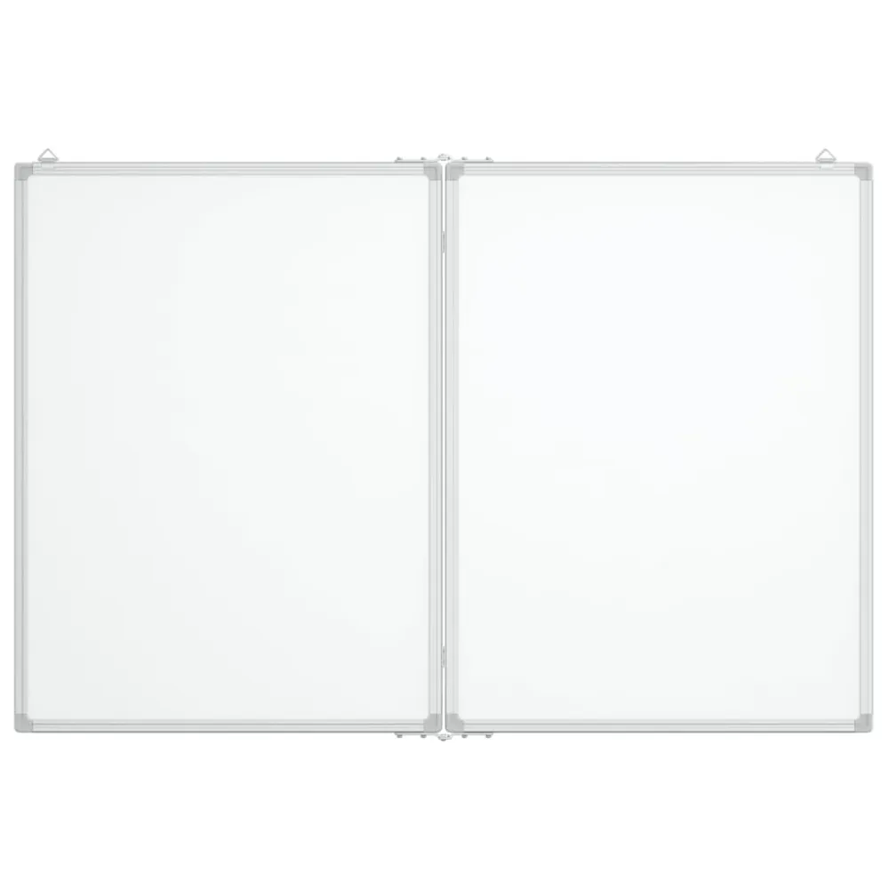 Tableau magnétique panneau écriture école maison bureau pliable 120 x 80 x 1,7 cm aluminium 02_0045519