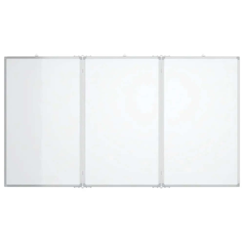 Tableau magnétique panneau écriture école maison bureau pliable 120 x 100 x 1,7 cm aluminium 02_0045517