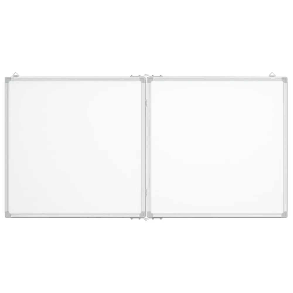 Tableau magnétique panneau écriture école maison bureau pliable 120 x 60 x 1,7 cm aluminium 02_0045518