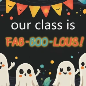 Toile de fond Rentrée des Classes École Mystique et Effrayante CSH3-69