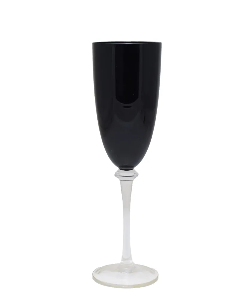 Glacier Black Flute Cristallin Stem- 28,5ML 25,5CM