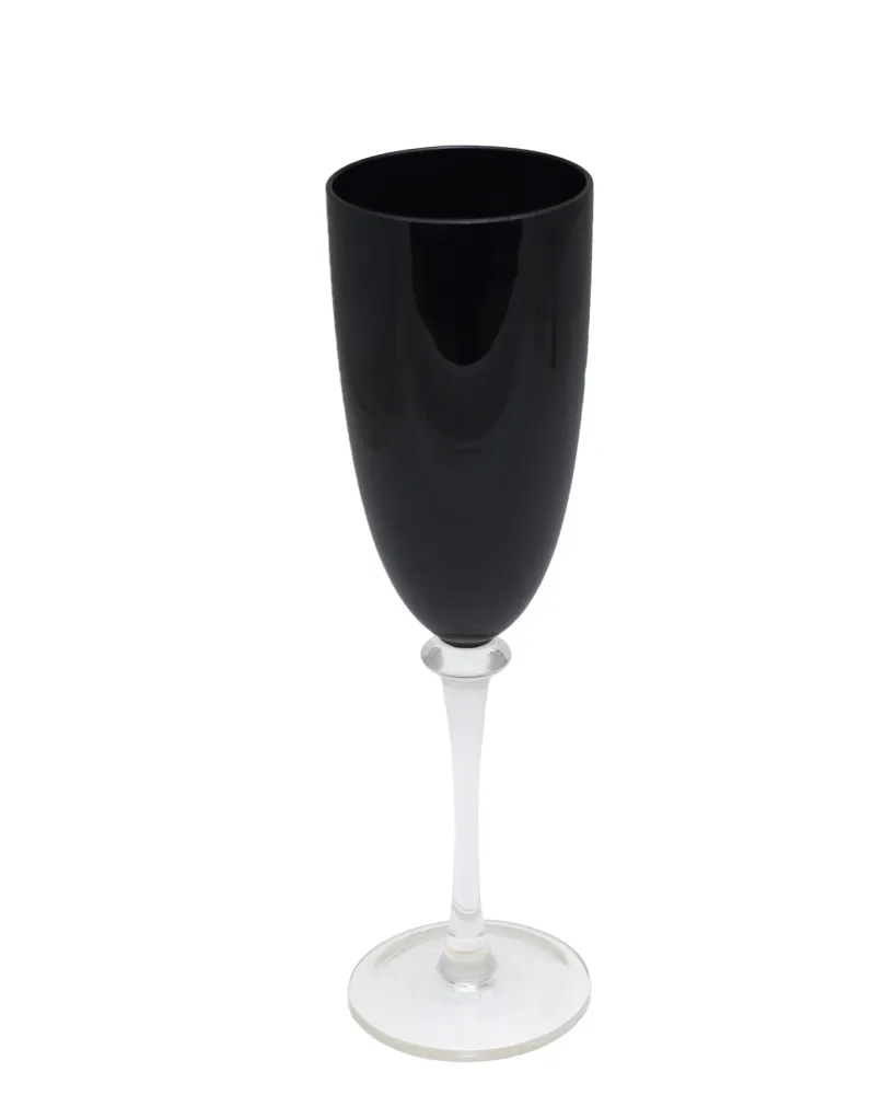Glacier Black Flute Cristallin Stem- 28,5ML 25,5CM