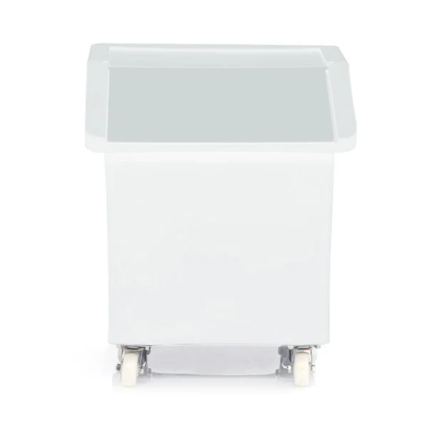 142 Litre Ingredients Trolley Opaque Flap Lid – Food Approved Mobile Storage Bin