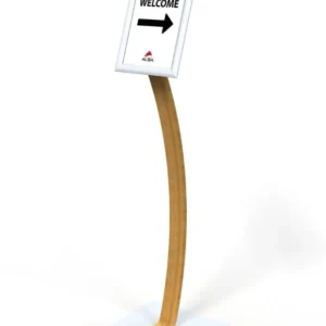 Présentoir d'Affichage A4 en Bois ALBA