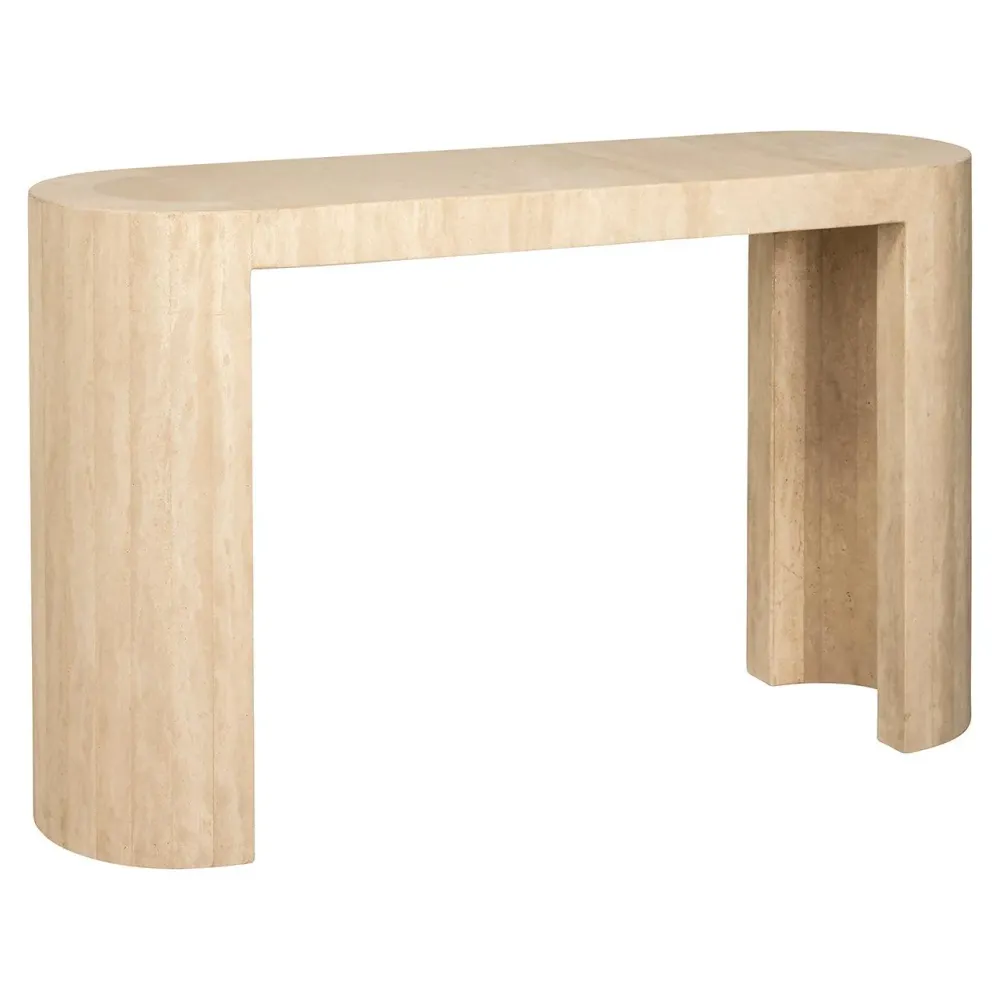 Alexander Jones Console Biltmore en travertin italien | 140x40 cm